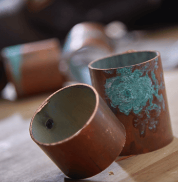 Aged Copper Pipe
