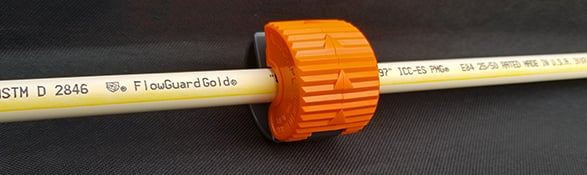 FlowGuard Gold CPVC pipe and orange pipe cutter
