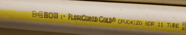 bow flowguard gold pipe