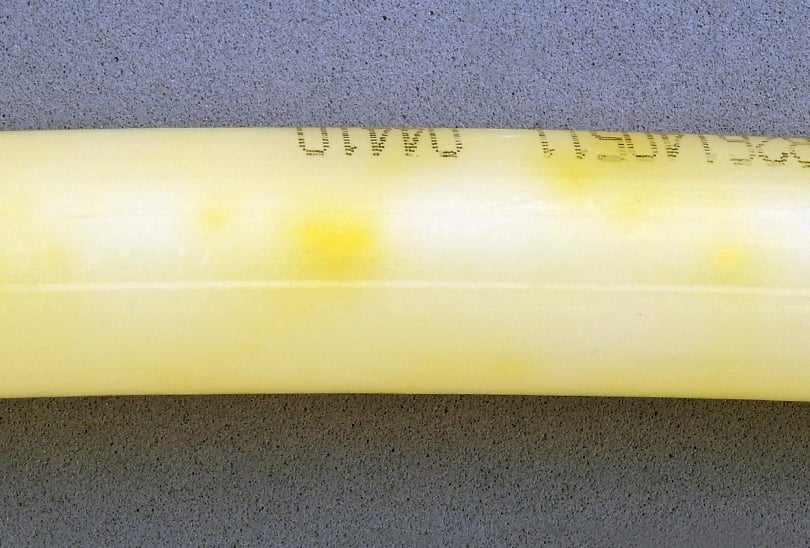 Failed PEX pipe